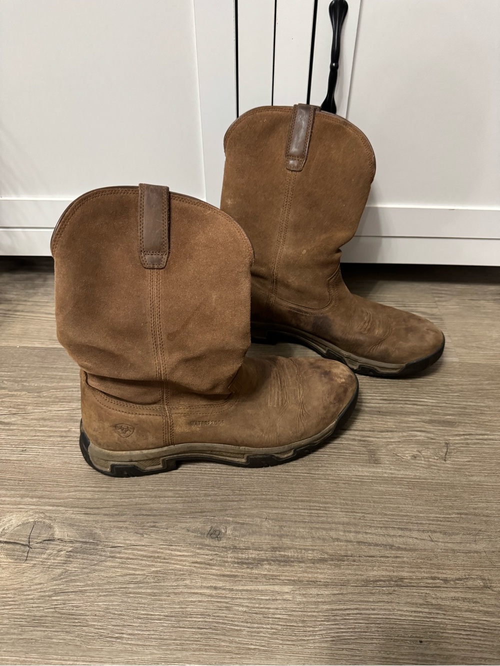 Ariat Terrain Pull On Waterproof Boots H2O Mens Size 10.5D 10011829 Brown